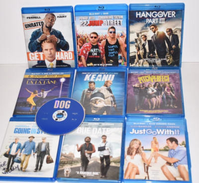 10 Lot Blu-rays - Dog Keanu 22 Jump Street Hangover Part II Get Hard Due Date ++