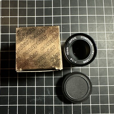 LENS Computar 16mm F1.6 CCTV TV Small Screw Mount