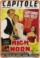 METAL SIGN - High Noon (1952) 4 - Vintage Look