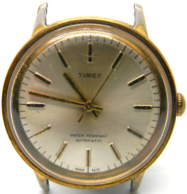 323 men Vintage 1977 Timex Viscount Mechanical Auto 46060  display picture 1