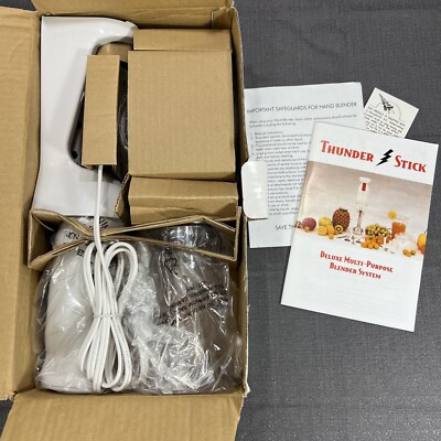 ThunderStick Blender & Food Processor System Thane Housewares Reliant NIB