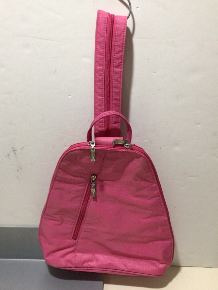 Baggalini Black & Pink Backpack Purse Bag Baggallini All Day Backpack with RFID Phone Wristlet  main image 4