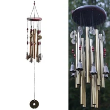 Wind Chimes Bells Copper Outdoor Yard Garden Ornament Home Decor JQ