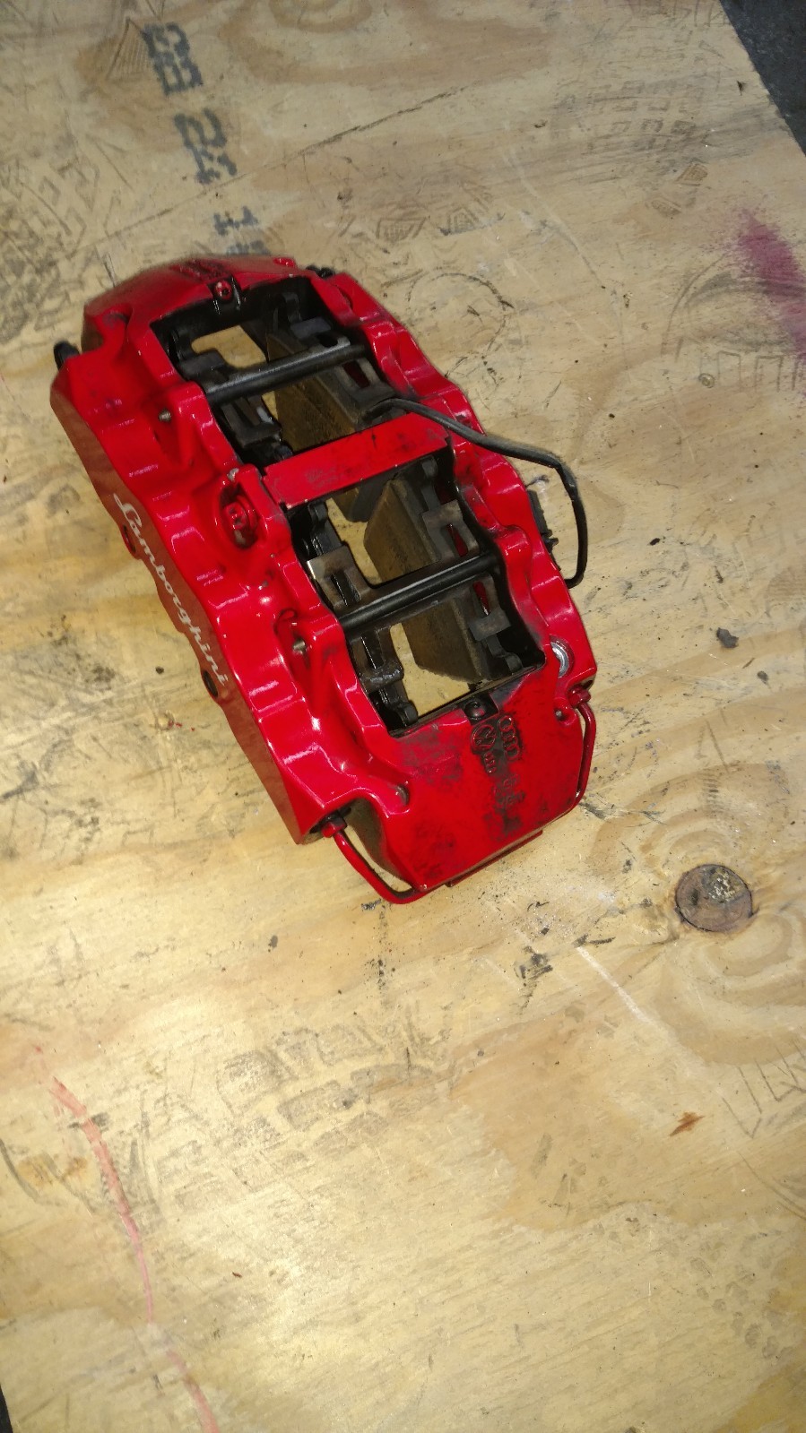 LAMBORGHINI GALLARDO LP560 FRONT LEFT BRAKE CALIPER OEM 400615105AM 