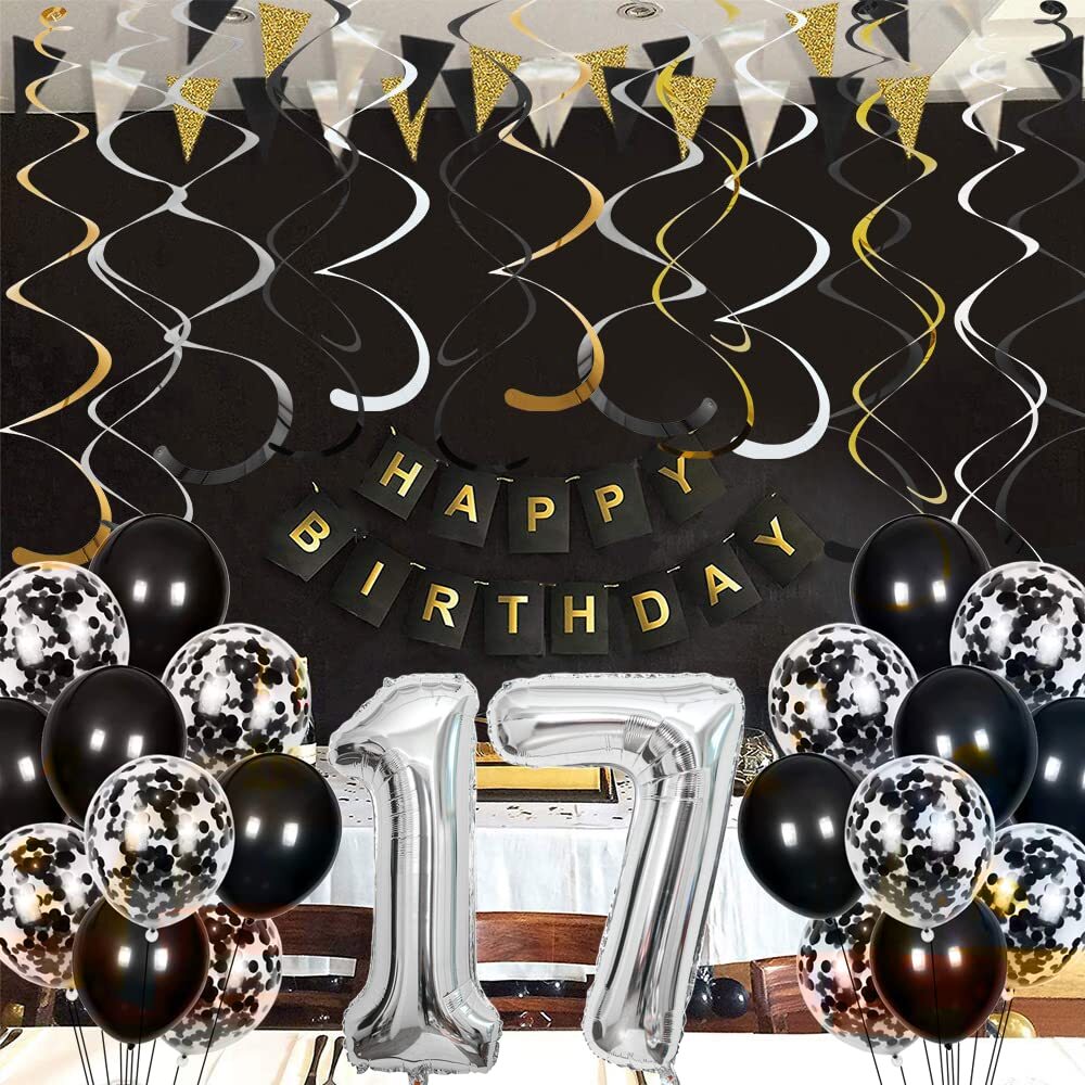 Tortenaufsatz Zum 16. Geburtstag – Lizenziert, Mit Glitzer, Aufschrift „Cheers To 16 Years“, Schwarz