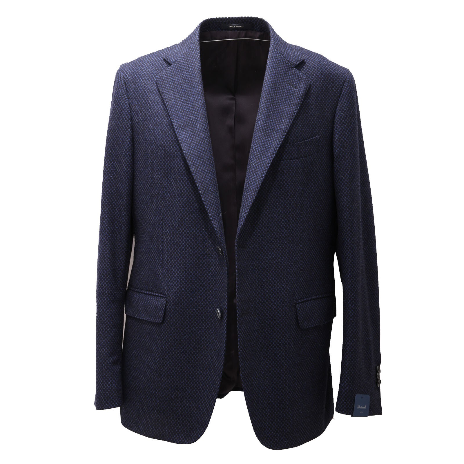 1183AD giacca uomo BASTIANELLO ANGELO NARDELLI шерстяная синяя куртка мужская