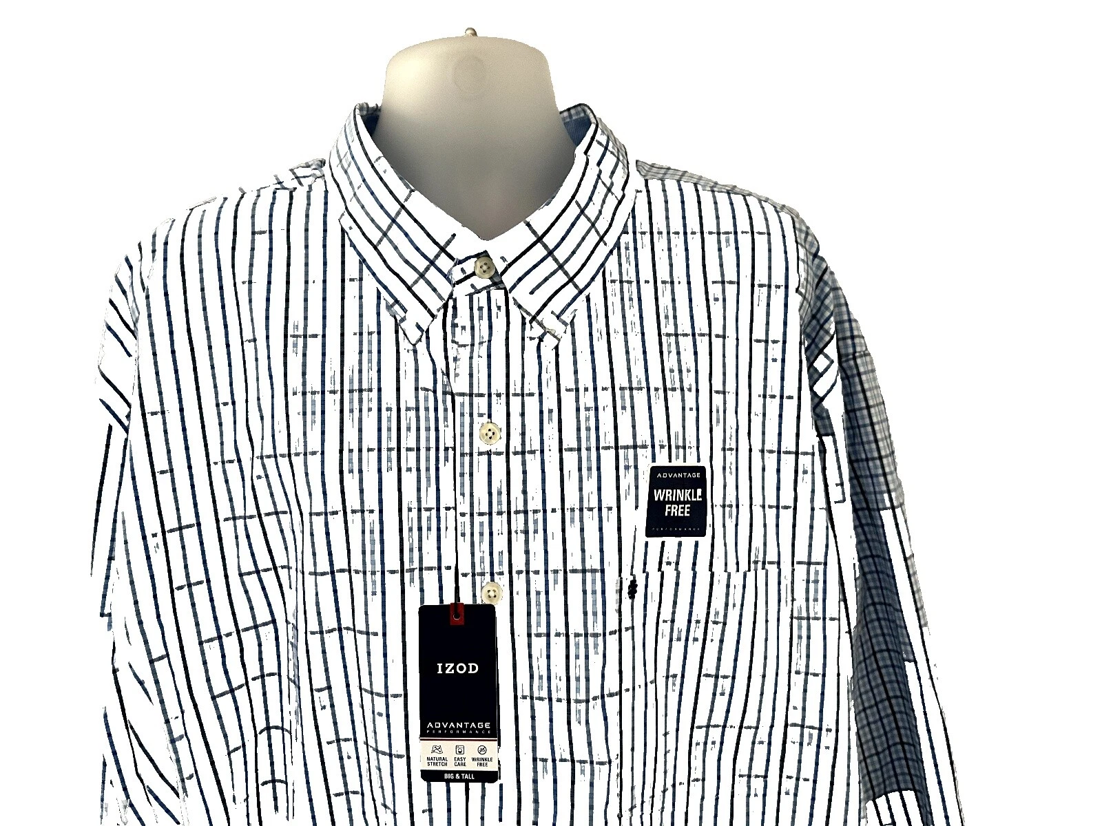 IZOD Big & Tall Casual Button-Down Shirts for Men