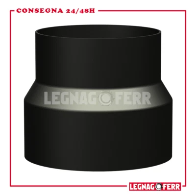 Riduzione/Ampliamento - Maschio/Femmina Apros Stufe a Legna Acciaio Pesante RID