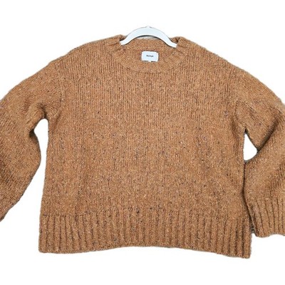 Numph Pullover Orange Mix Buscuit Farbe Größe Large UVP 75£ UK 704703
