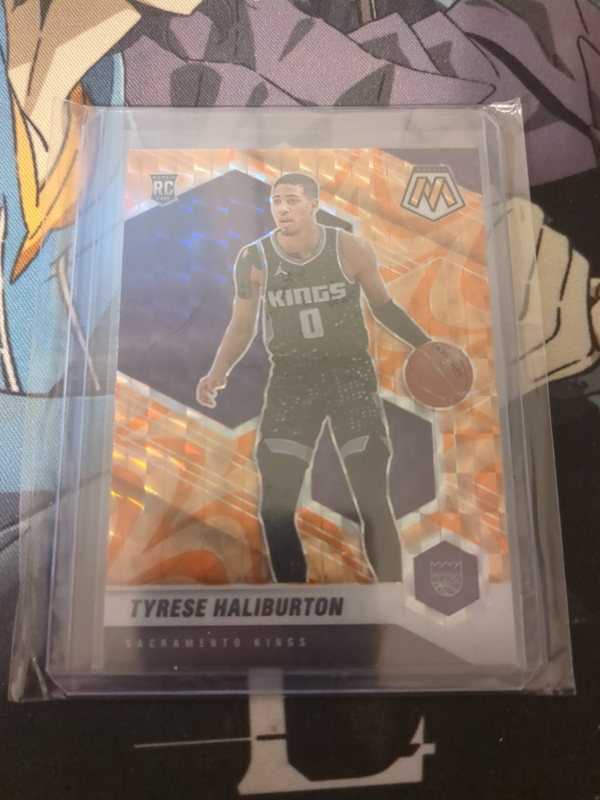 2020-21 Panini Mosaic - Rookie Reactive Orange Prizm #204 Tyrese Haliburton (RC)