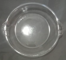 Vintage CORNING PYREX #207 Pie Plate With Scalloped Handles Limited Edition