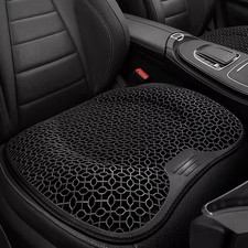 1pc Breathable Gel Seat Cushion - Honeycomb Design For Car Office