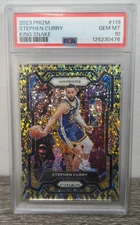 2023-24 Prizm King Snake #119 Stephen Curry Logoman - Grail! - PSA 10 GEM MT