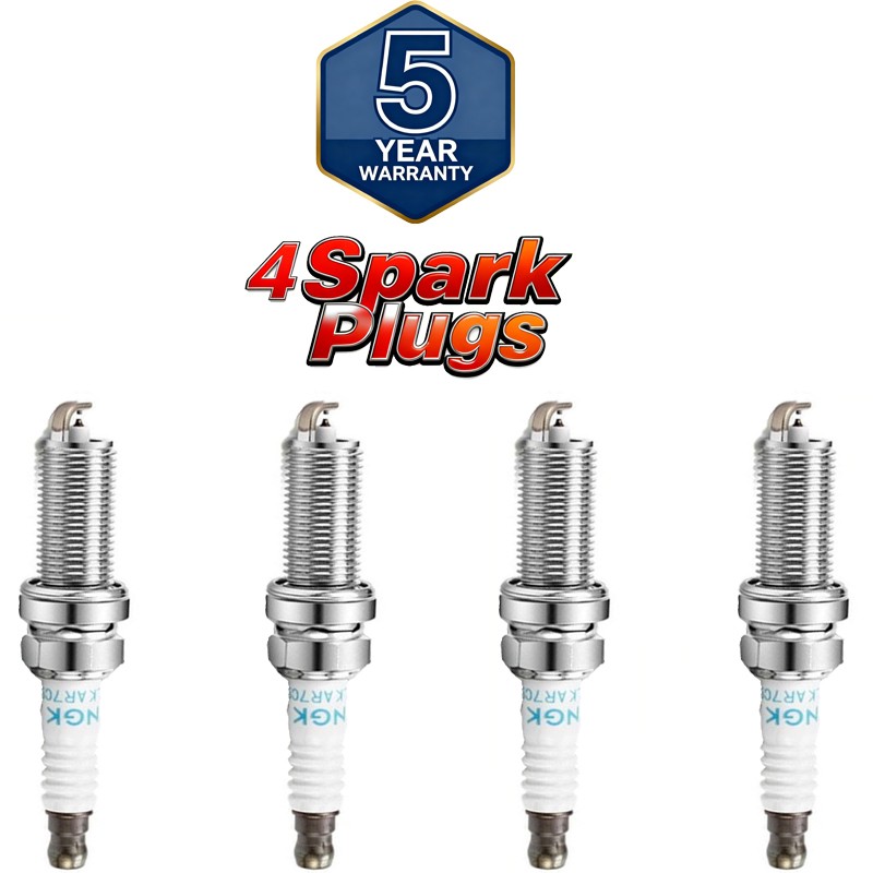 Set of 4 NGK 91215 / DILKAR7C9H Laser Iridium Spark Plug For Nissan infiniti