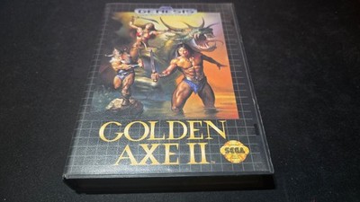 Golden Axe II 2 Sega Genesis NRMT condition game with box authentic/