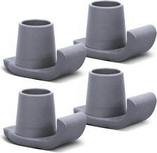 Walker Ski Glides, 4 Pack Durable Ski Glides for Folding Walkers, Universal Fit