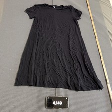 Old Navy Womens Black Short Sleeve T-Shirt Swing Dress Size M