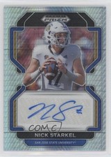 2023 Panini Prizm Draft Picks 2022 Update Hyper Nick Starkel #RA-NST Auto 0s55