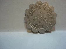 Model Store, Inwood, Iowa Trade Token IA163