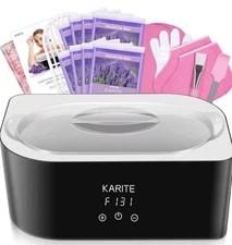 Karite FHC-4000A Black Touch Induction Electronic Paraffin Wax Heater W/ Manual.