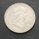 1952- D 50C Ben Franklin Half Dollar