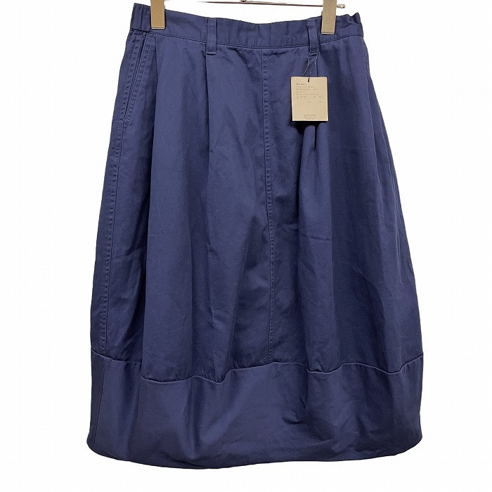 スカート Jucca Navy Blue Cotton Midi Skirt 29992658_59170083_600.jpg