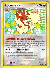 POKÉMON TCG LOPUNNY 21/99 RARE ARCEUS LIGHTLY PLAYED