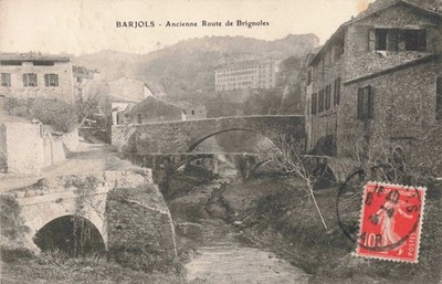 CPA VAR 83 BARJOLS ALTE ROUTE DE BRIGNOLES