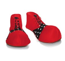 Vinyl Clown Shoes - Costume Accessory - One Size - 2 Colors