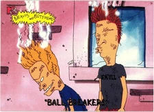 Beavis & Butt-Head #4369 Ball Breakers Single Card '94 Fleer
