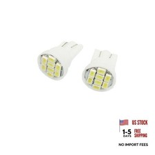 2 x T10 194 168 W5W 1210 8 LED Wedge Light Bulb
