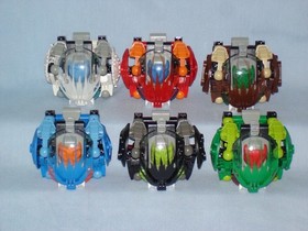 2002 Lego Bionicle BOHROK (8560 - 8565) Complete Set of 6 with Krana