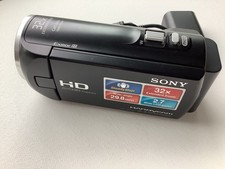 Sony Handycam HDR-CX220 Digital Camcorder Black With Batteries, Cable  Case