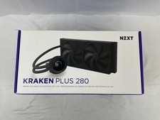 NZXT Kraken Plus 280 2x140mm Fans AiO Liquid CPU Cooler - Matte Black