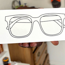 Smart Glasses Model 01 - Black Frame, Box Included, MPN SMART GLASSES