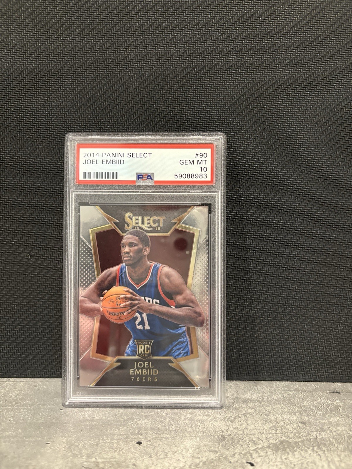 2014-15 Panini Select - Concourse Joel Embiid #90 (RC) PSA 10
