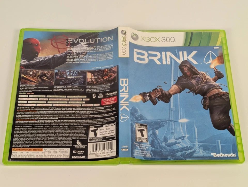 Brink (Microsoft Xbox 360, 2011) ➡️CIB Complete  - Tested - Near Mint 📀! - Image 4 of 4