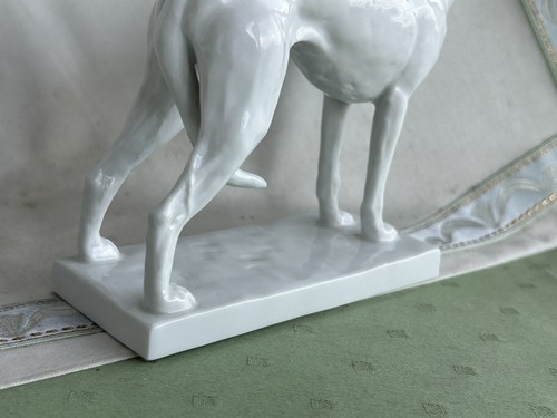 Schöne Meissen Figur als Wachender Hund - Bild 12 von 16