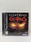 Nightmare Creatures (Sony PlayStation 1, 1997) Complete Tested W/REG Card