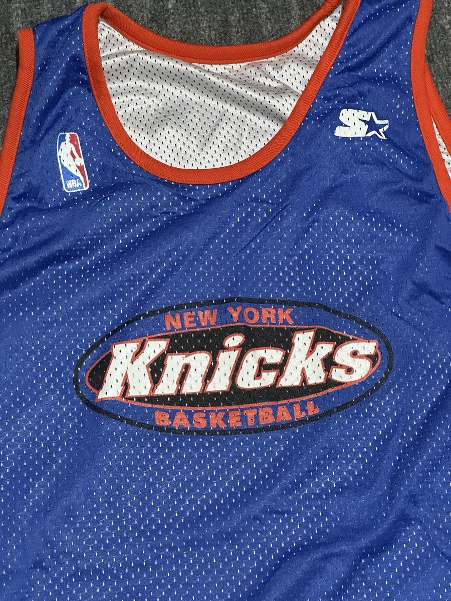 メンテナンス Knicks Vintage 90s Starter New York Knicks Reversible Practice Jersey