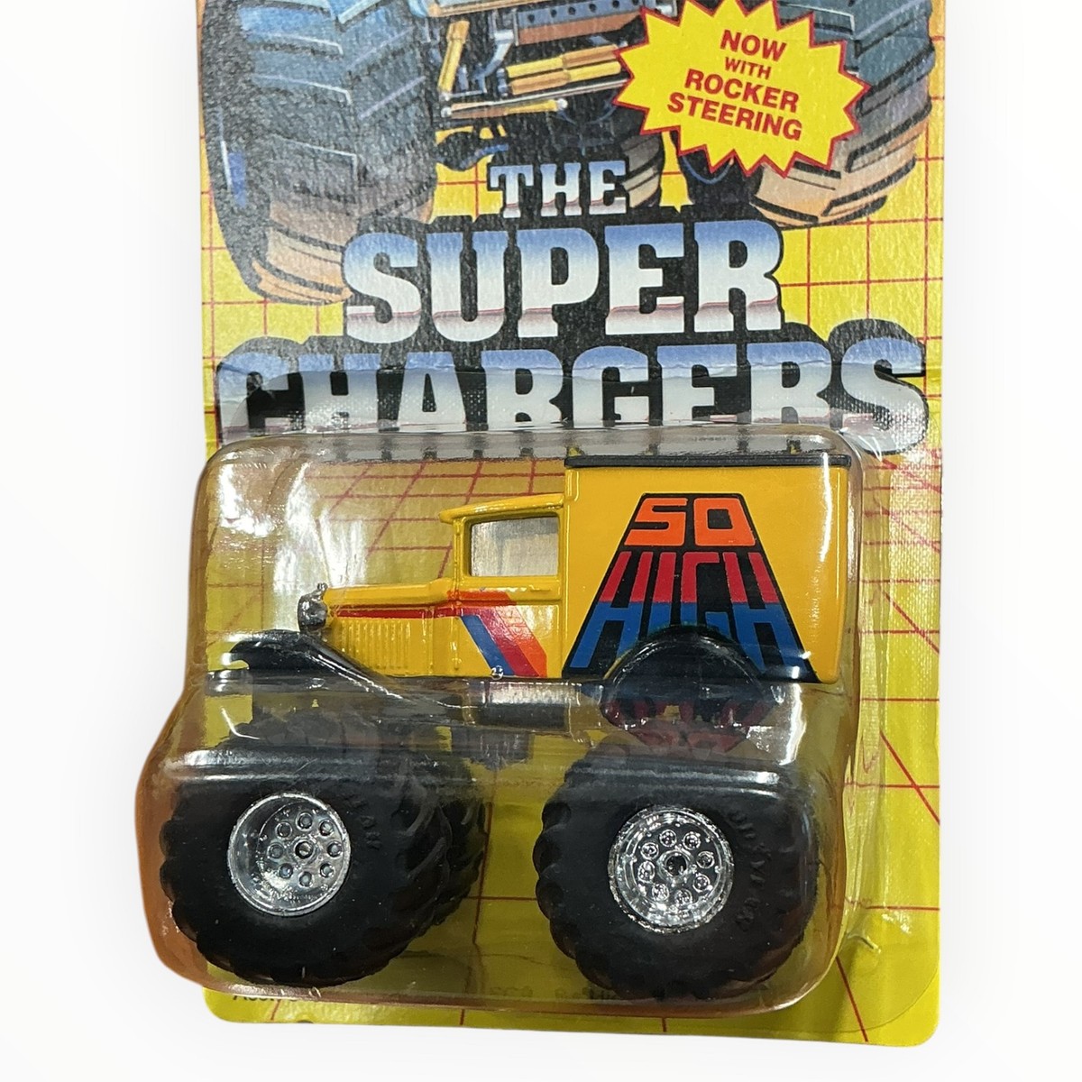 Vtg 1990 Matchbox Super Chargers SC9 So High Monster Truck Diecast