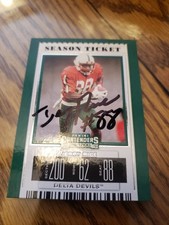 jerry rice auto. coa sicker on card. ex- mt. original.