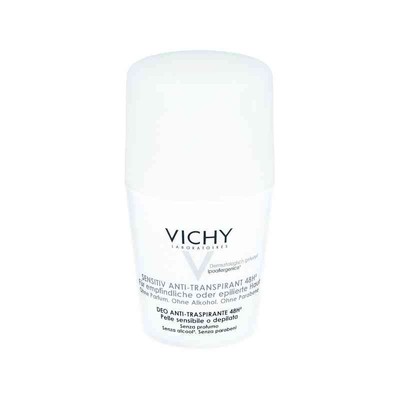VICHY Deo Roll-On Alkoholfrei für Empfindliche Haut 50 ml