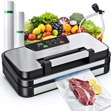 95kPa Vacuum Sealer Machine, Dual Pump, 394*2...