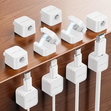 10Pack 2025 Upgraded Cord Organizer Magnetic Cable Clips 1s Lock MRGLAS Cable...