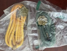 2 NRFB Vintage Girl Scout Solid GS Trefoil Sl...
