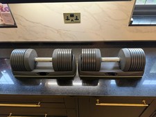 JAXJOX Adjustable Dumbbell Pair (22.70 KG Each) in Good Condition