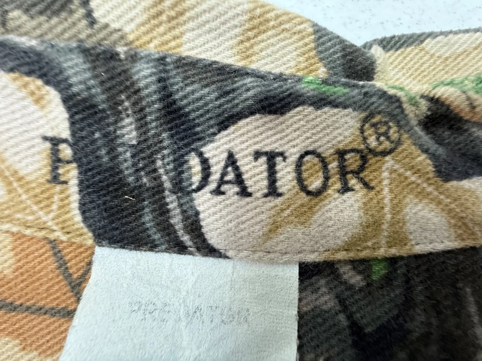 Vintage Predator Camouflage Shirt Jacket Long Sleeve Mens (L-XL) Hunting USA - Image 2 of 4