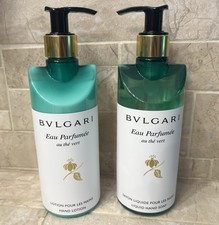 BVLGARI au Th  Vert Green Tea Set   Luxury Liquid Hand Soap and Hand lotion