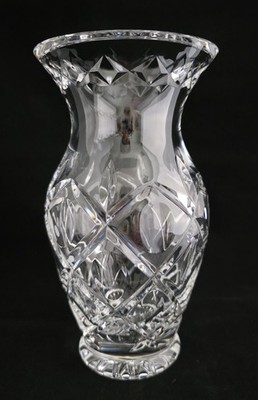(126) Marquis Waterford 8'' 'Rossan' Crystal Vase